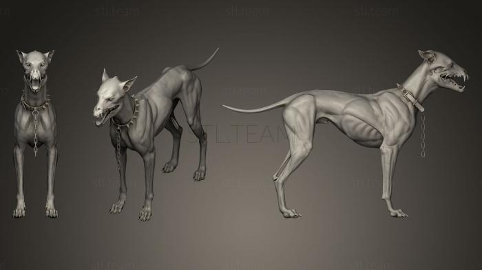 Статуэтки животных Собака-Зомби Лепит